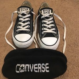 Black Converse Chuck Taylor All Star Sneakers sz 8